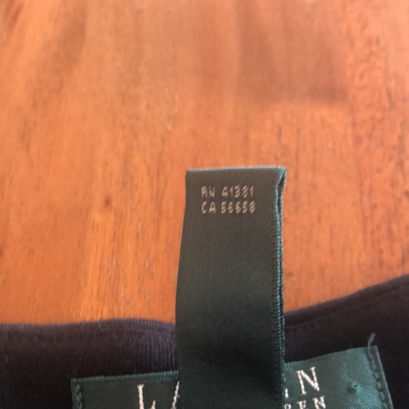 Lauren Ralph Lauren Jersey Knit Drop Waist Swing Skirt Sz 14 - Like New - Picture 7 of 8